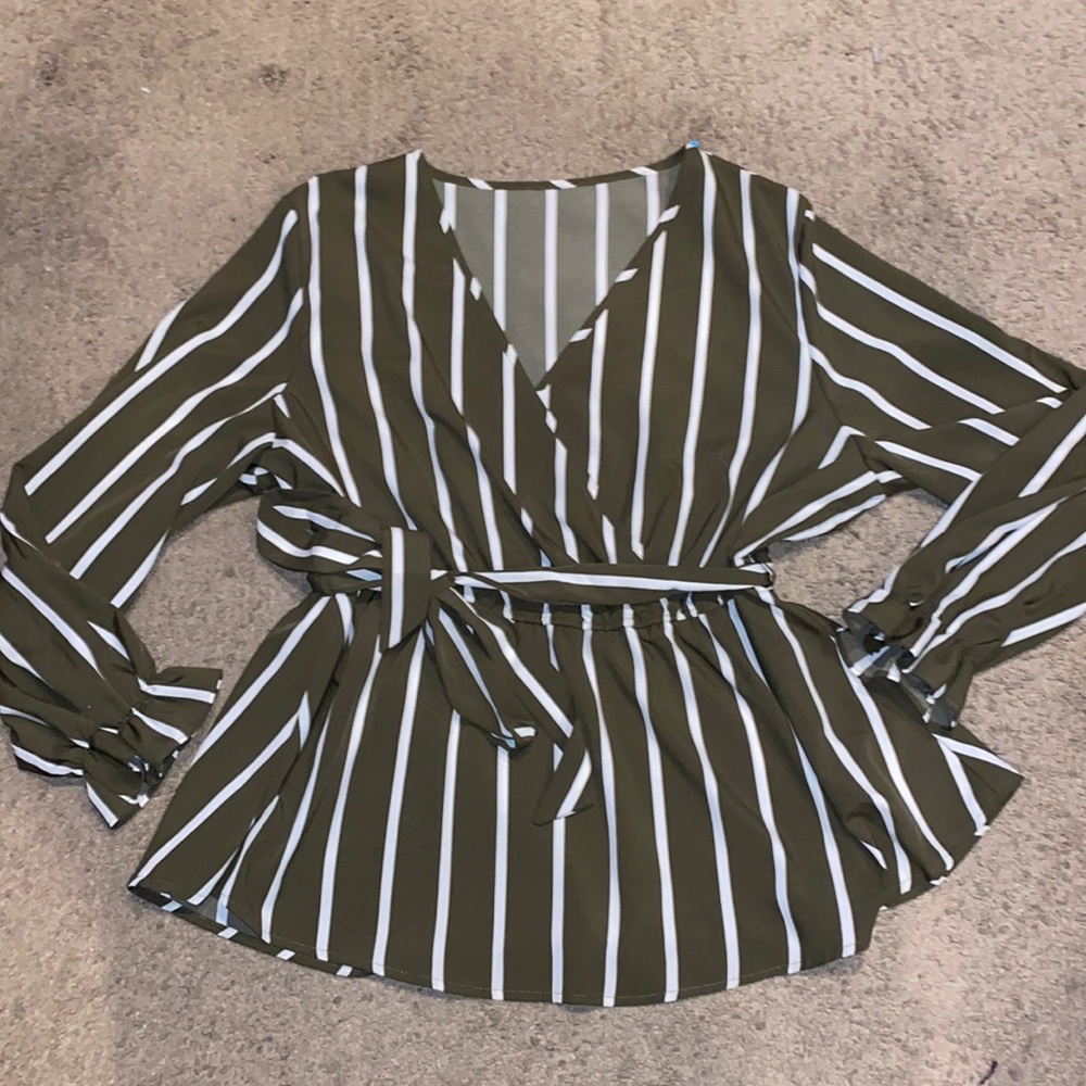 Tie Wrap Around Blouse